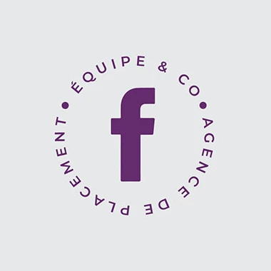 The circular avatar lockup — the agency name and tagline set around a ring.