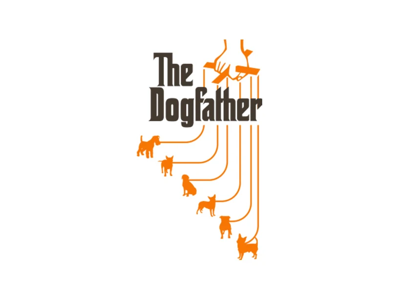 The Dogfather — the logo in its own colours.
