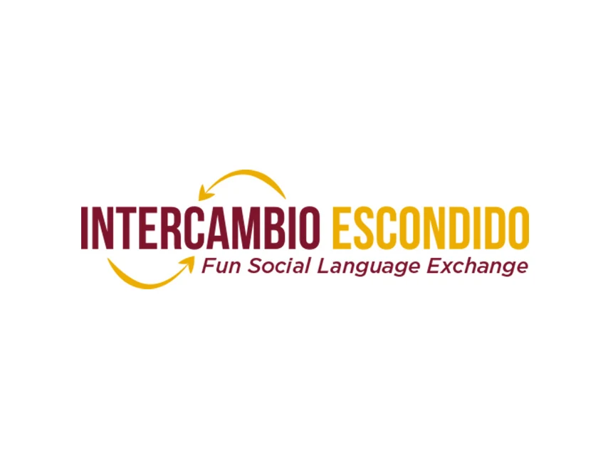 Intercambio Escondido — the logo in its own colours.