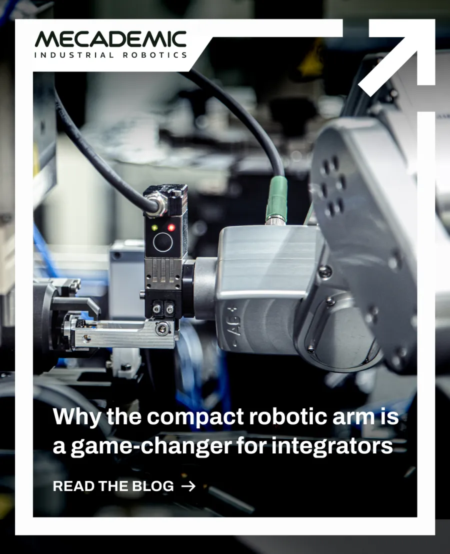 Why the compact robotic arm is a game-changer for integrators.